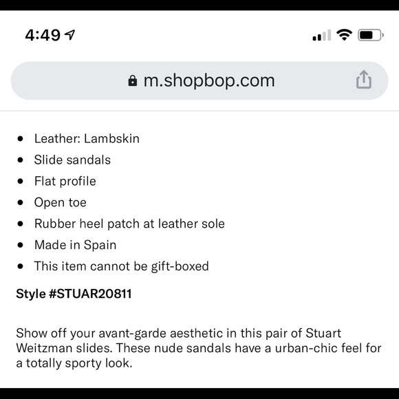 Stuart Weitzman Pufftop Slides, Bone - Picture 7 of 7